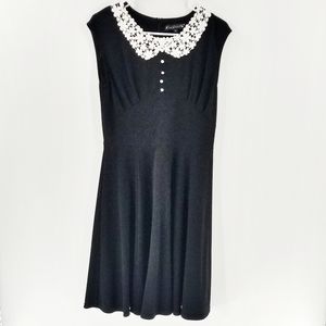 Cai De Nu black retro style dress size L